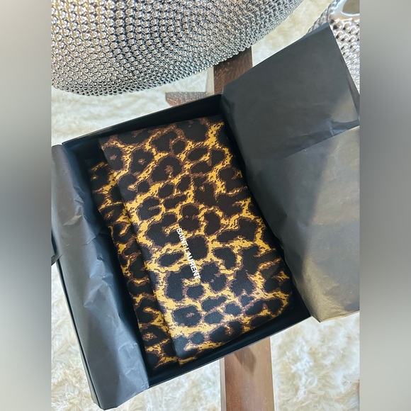 Saint Laurent Brown Black Leopard Cheeta Canvas Tote Bag - Picture 4 of 4